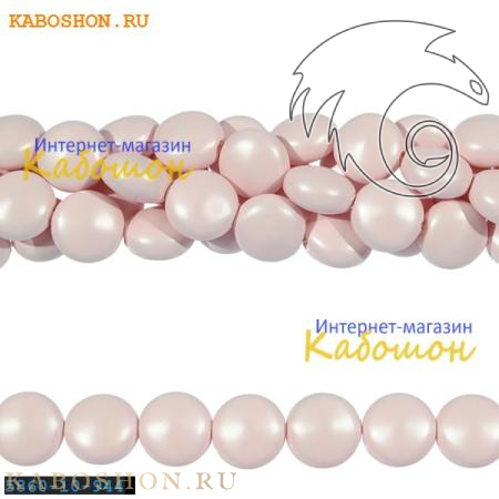 Жемчуг Swarovski 10х6 мм Crystal Pastel Rose 5860-10-944