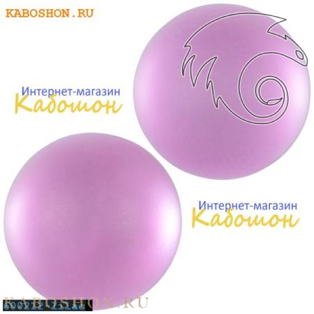 Кабошон круглый матовый лиловый 12 мм 600212-lilac