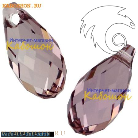 Swarovski Briolette 11х5,5 мм Crystal Antique Pink 6010-11-001-ANTP