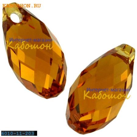 Swarovski Briolette 11х5,5 мм Topaz