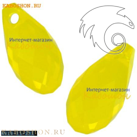 Swarovski Briolette 11х5,5 мм Yellow Opal 6010-11-231