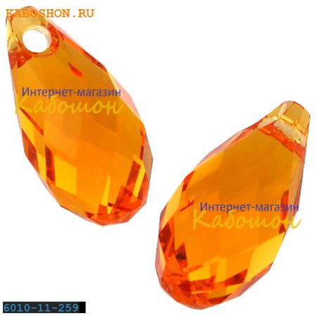 Swarovski Briolette 11х5,5 мм Tangerine