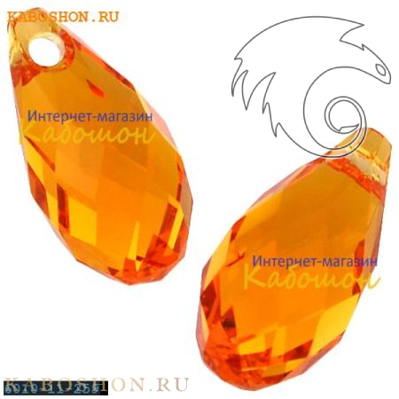 Swarovski Briolette 11х5,5 мм Tangerine 6010-11-259