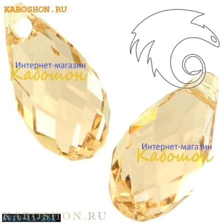 Swarovski Briolette 11х5,5 мм Light Silk 6010-11-261