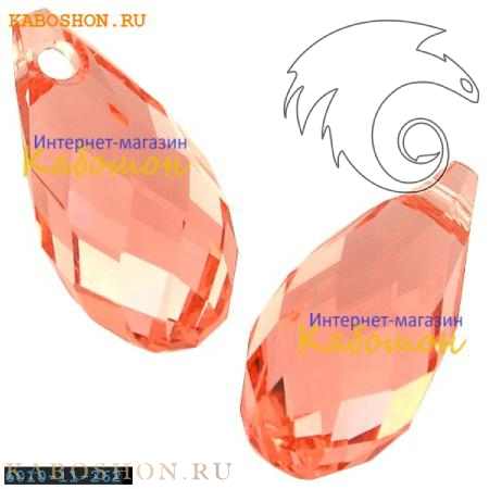 Swarovski Briolette 11х5,5 мм Rose Peach 6010-11-262