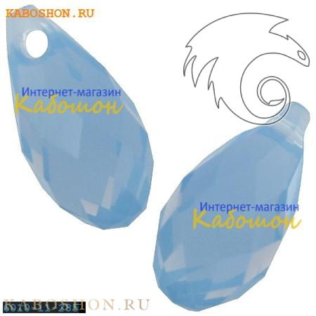 Swarovski Briolette 11х5,5 мм Air Blue Opal 6010-11-285