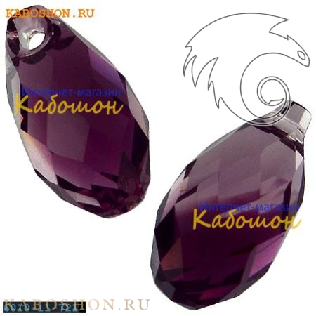 Swarovski Briolette 11х5,5 мм Amethyst Blend 6010-11-721