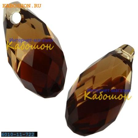 Swarovski Briolette 11х5,5 мм Topaz Blend