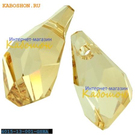 Swarovski Polygon Drop 13 мм Crystal Golden Shadow