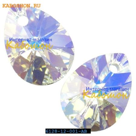 Swarovski Xilion Mini Pear Pendant 12 мм Crystal AB