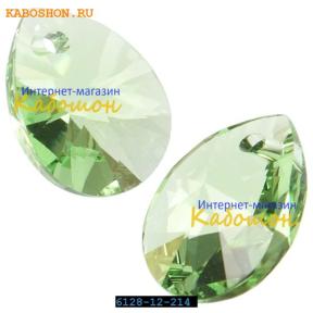 Swarovski Xilion Mini Pear Pendant 10 мм Peridot