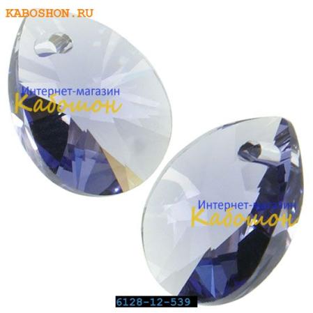 Swarovski Xilion Mini Pear Pendant 12 мм Tanzanite