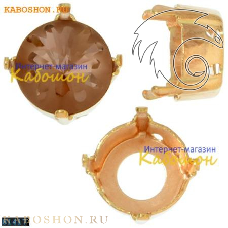 Оправа для Swarovski 1695 Sea Urchin round stone 10 мм томпак 1695-10-S-81417