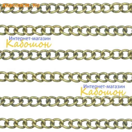 Цепочка 2,5 мм античная бронза (25 см)