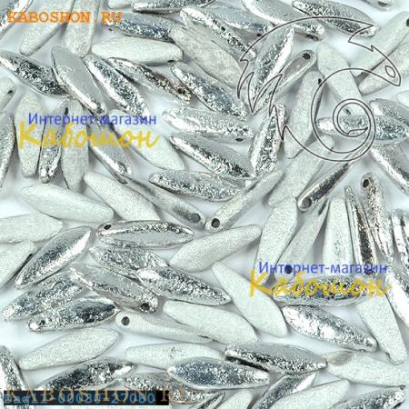 Glass Dagger 3х11 мм Crystal Etched Labrador Full Dag11-00030-27080-1