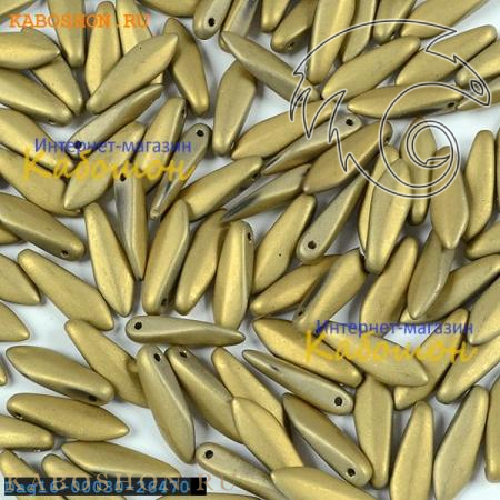 Glass Dagger 5х16 мм Crystal Amber Full Matted Dag16-00030-26470-1