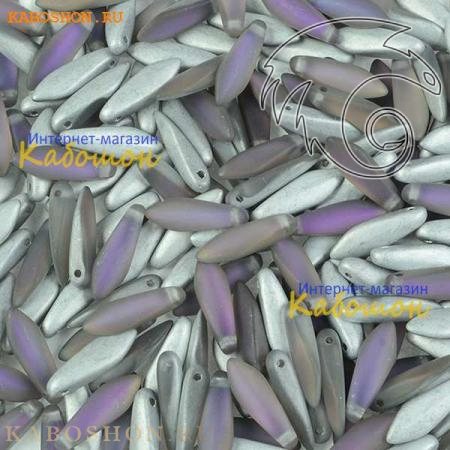 Glass Dagger 5x16 мм Crystal Volcano Matted Dag16-00030-29972-1