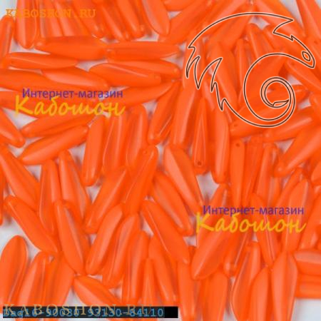 Glass Dagger 5х16 мм Hyacinth-Orange Matted Dag16-90030-93130-84110-1