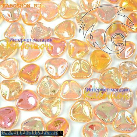 Rose Petal 14х13 мм Crystal Yellow Rainbow Rose-14-00030-98531-1