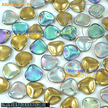 Rose Petal 14х13 мм Crystal Golden Rainbow Rose-14-00030-98536-1