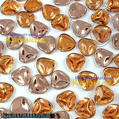 Rose Petal 14х13 мм Topaz Capri Gold Rose-14-10030-27101-1