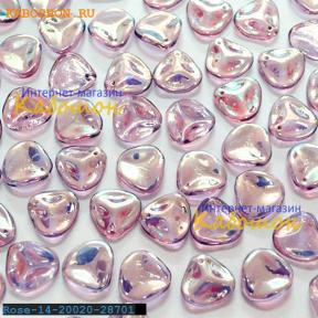 Rose Petal 14х13 мм Light Amethyst AB