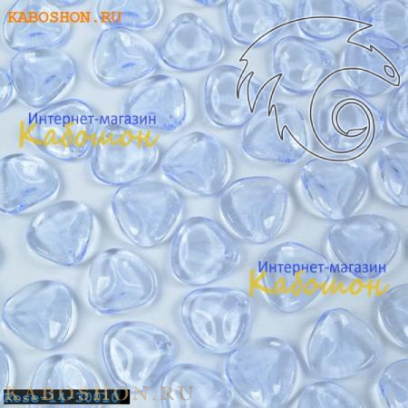 Rose Petal 14х13 мм Light Sapphire Rose-14-30010-1