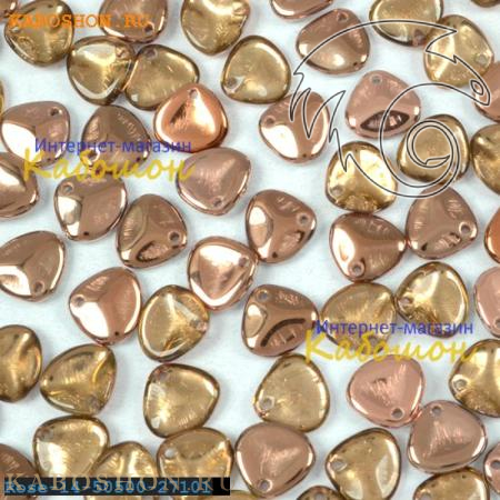 Rose Petal 8х7 мм Light Peridot Capri Gold Rose-8-50500-27101-1