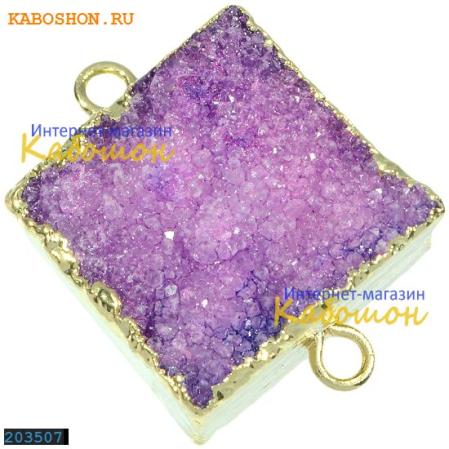 Подвеска-коннектор из тонированного кварца