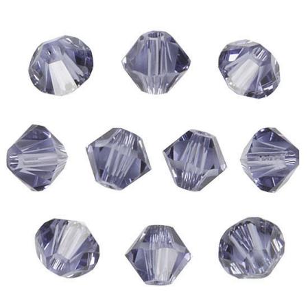 Swarovski Xilion beads 4 мм Light Sapphire Satin