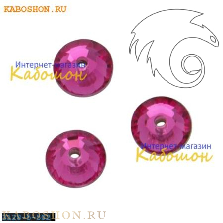 Swarovski Xilion Lochrose 5 мм Fuchsia 3128-5-502