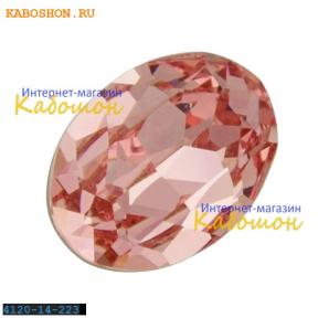 Swarovski Oval Fancy stone 14x10 мм Lt.Rose