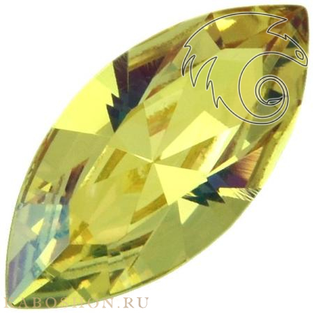 Swarovski Navette Fancy stone 15х7 мм Crystal Luminous Green 4228-15-001-LUMG