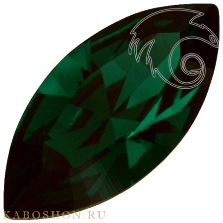 Swarovski Navette Fancy stone 15х7 мм Emerald 4228-15-205
