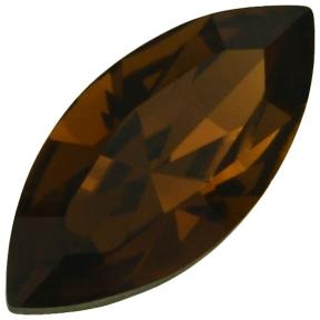 Swarovski Navette Fancy stone 15х7 мм Smoked Topaz