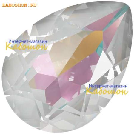 Swarovski Pear Fancy stone 14x10 мм Crystal Light Grey DeLite