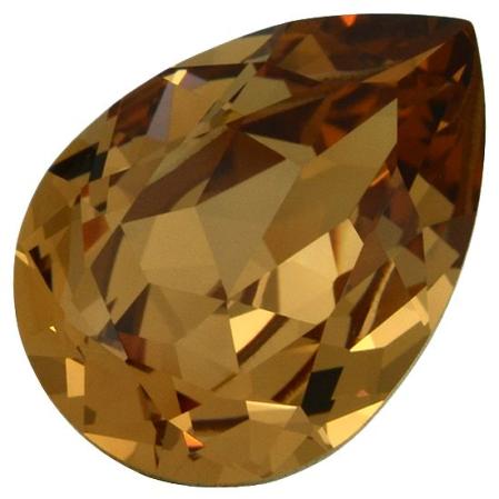 Swarovski Pear Fancy stone 14х10 мм Light Colorado Topaz