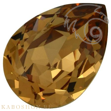 Swarovski Pear Fancy stone 14х10 мм Light Colorado Topaz 4320-14-246