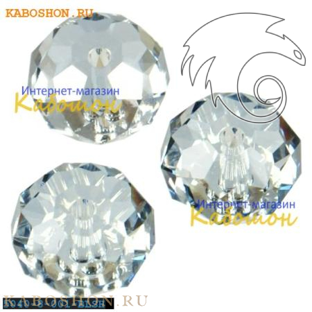 Swarovski Briolette bead 8 мм Crystal Blue Shade 5040-8-001-BLSH