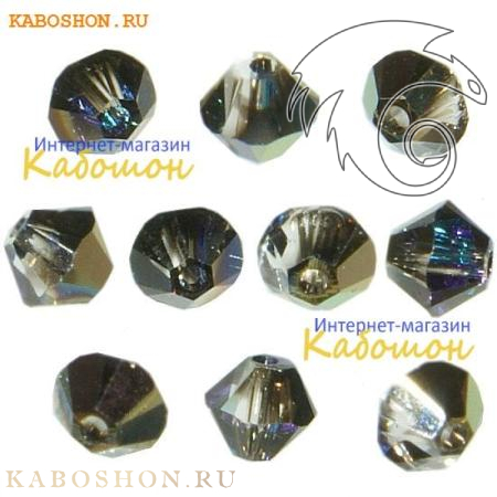 Swarovski Xilion beads 3 мм Crystal Heliotrope 5328-3-001-HEL