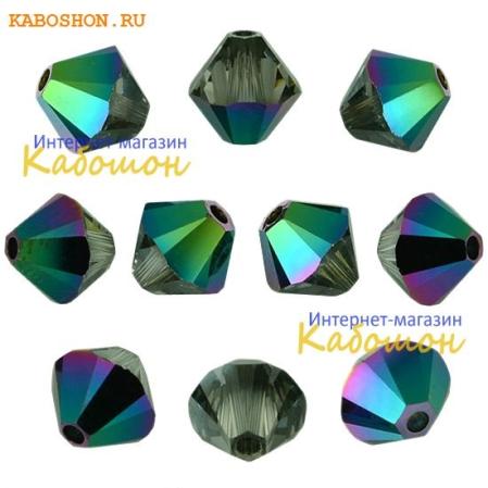 Swarovski Xilion beads 3 мм Crystal Scarabaeus Green