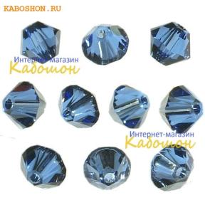 Swarovski Xilion beads 4 мм Sapphire Satin