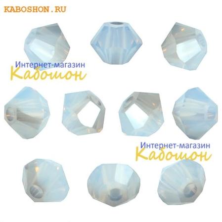 Swarovski Xilion beads 3 мм White Opal Satin