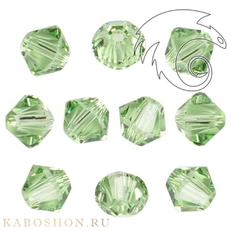 Swarovski Xilion beads 4 мм Peridot 5328-4-214