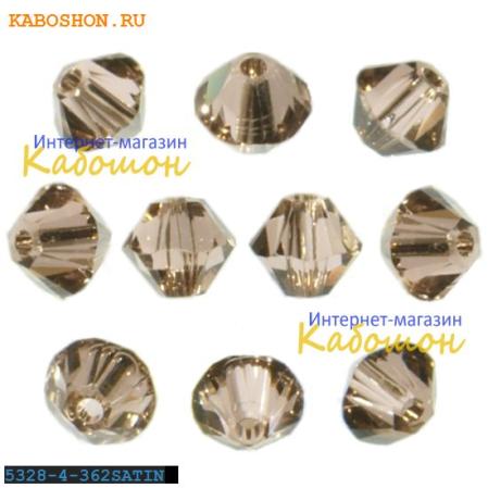 Swarovski Xilion beads 4 мм Light Peach Satin