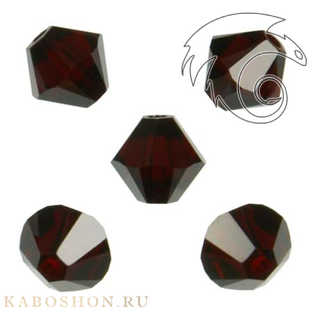 Swarovski Xilion beads 5 мм Garnet 5328-5-241