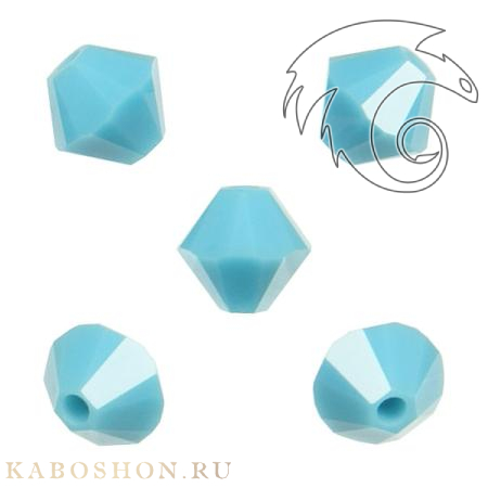 Swarovski Xilion beads 5 мм Turquoise 5328-5-267