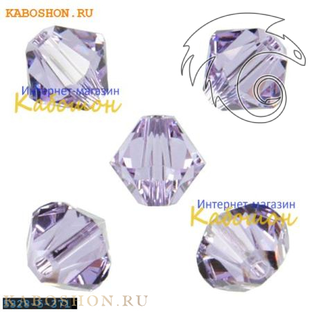 Swarovski Xilion beads 5 мм Violet 5328-5-371