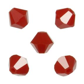 Swarovski Xilion beads 4 мм Dark Red Coral