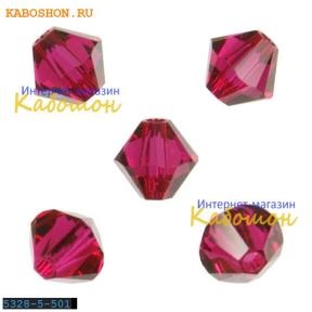 Swarovski Xilion beads 5 мм Ruby